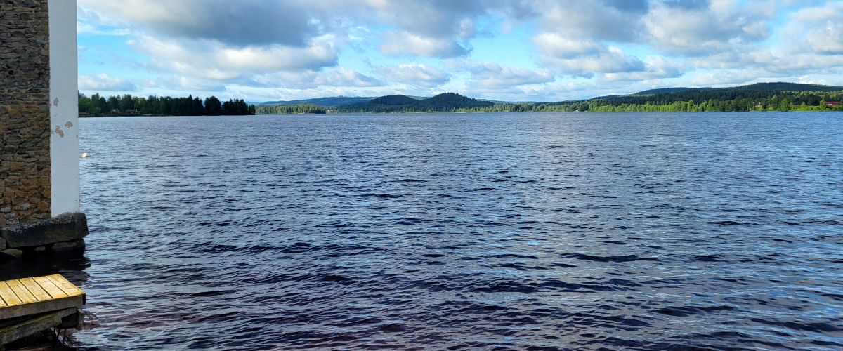 Bysjön by the reservoir in Grangärde