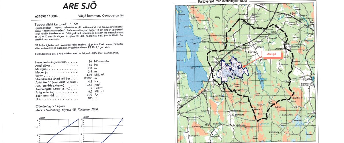 Lake maps are available on SMHI's Dam and Lake Register.